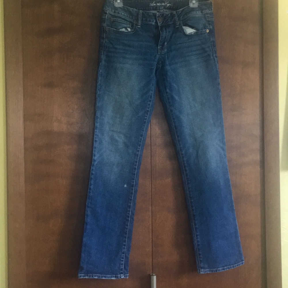 JEAN SALE! AE Straight Leg Stretch Jeans